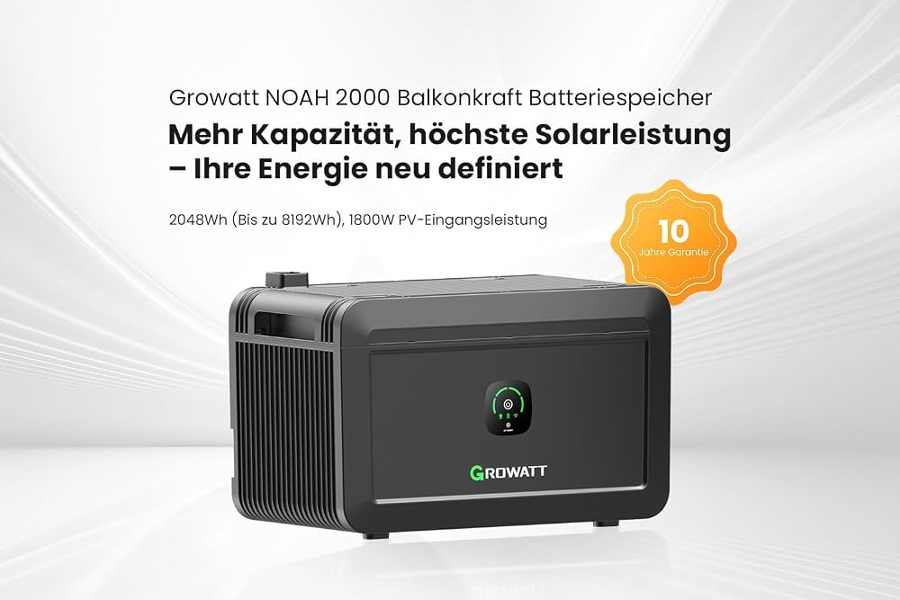 Growatt NEXA 2000 Balkonkraftwerk-Speicher