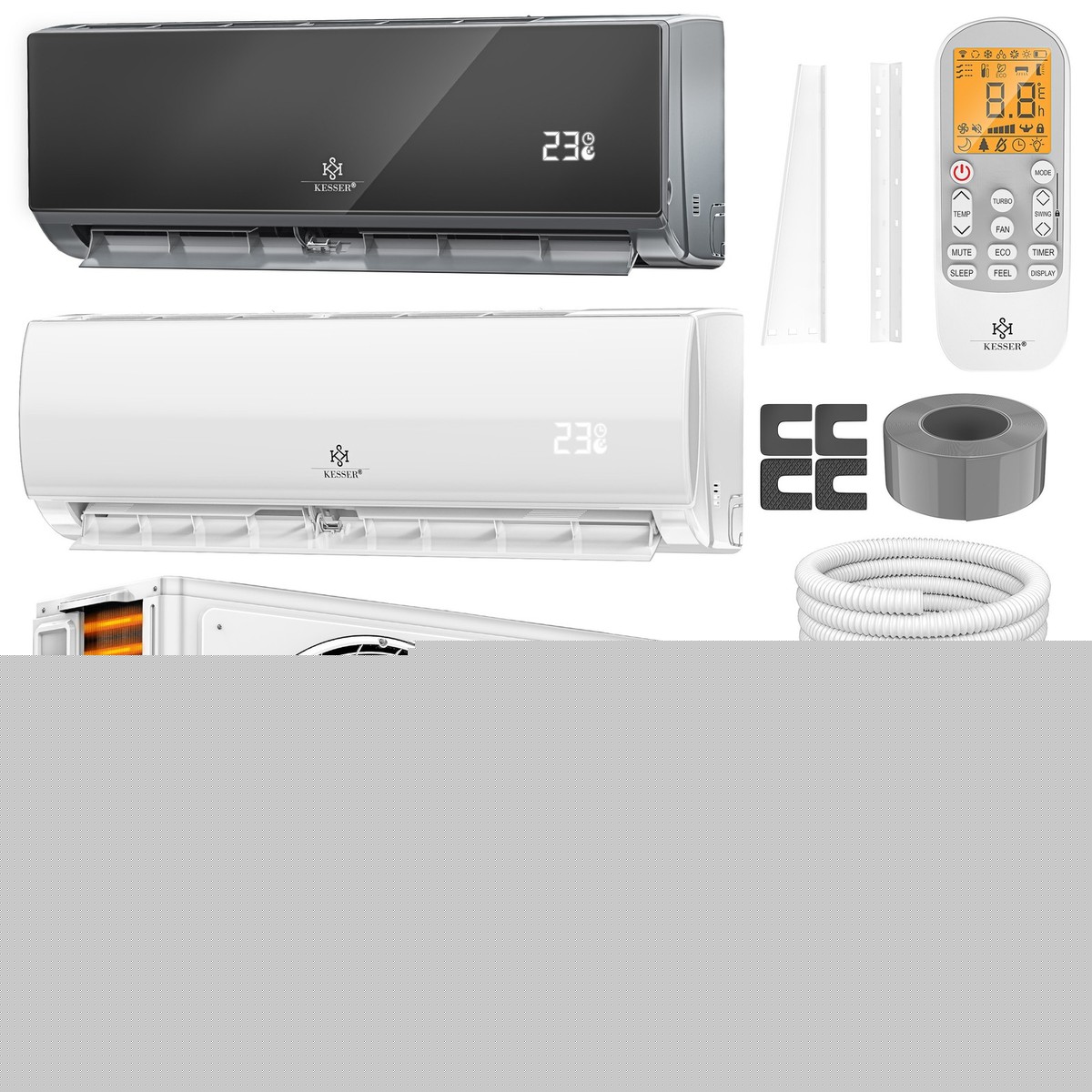 KESSER 12.000 BTU Split-Klimaanlage WiFi Inverter
